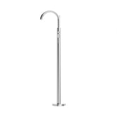 Nero Round Freestanding Bath Filler Mixer - Chrome